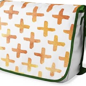 شنطة ماسنجر مدرسية مطبوعة رقميا مع احزمة كاكي للبنات والاولاد من لو جاردين دو لين، شنطة ماسنجر للطلاب، شنط كتف مقاس 29 × 36 سم