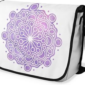 بوناميزون شنطة ماسنجر مدرسية مطبوعة رقميا مع حزام اسود للطلاب، شنطة كروس وشنطة ساعي، شنطة كتف للمدرسة، العودة الى المدرسة، المقاس: 29 × 36 سم