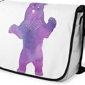 شنطة ماسنجر مدرسية مطبوعة رقمية بحزام اسود للبنات والاولاد من لو جاردين دو لين، شنطة ماسنجر للطلاب، شنط كتف مقاس 29 × 36 سم