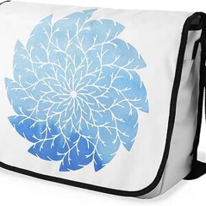 شنطة ماسنجر مدرسية مطبوعة رقمية بحزام اسود للبنات والاولاد من لو جاردين دو لين، شنطة ماسنجر للطلاب، شنط كتف مقاس 29 × 36 سم