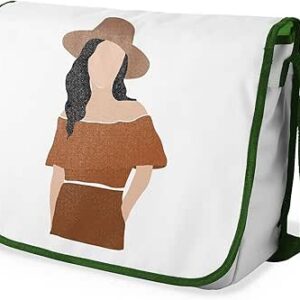 بوناميزون شنطة ماسنجر مدرسية مطبوعة رقميا مع حزام كاكي للطلاب، شنطة كروس وشنطة ساعي، شنطة كتف للمدرسة، العودة الى المدرسة، المقاس: 29 × 36 سم، ألوان متعددة