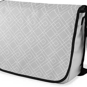 شنطة ماسنجر مدرسية مطبوعة رقمية بحزام اسود للبنات والاولاد من لو جاردين دو لين، شنطة ماسنجر للطلاب، شنط كتف مقاس 29 × 36 سم