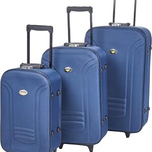 مجموعة شنط السفر سوفت شيل بعجلات مكونة من قطعتين من تشامبس، 3 قطع، بولي كربونات (PC)