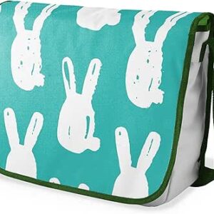 بوناميزون شنطة ماسنجر مدرسية مطبوعة رقميا مع حزام كاكي للطلاب، شنطة كروس وشنطة ساعي، شنطة كتف للمدرسة، العودة الى المدرسة، المقاس: 29 × 36 سم