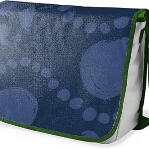 شنطة ماسنجر مدرسية مطبوعة رقميا مع احزمة كاكي للبنات والاولاد من لو جاردين دو لين، شنطة ماسنجر للطلاب، شنط كتف مقاس 29 × 36 سم