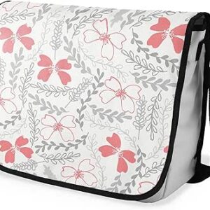 شنطة ماسنجر مدرسية مطبوعة رقمية بحزام اسود للبنات والاولاد من لو جاردين دو لين، شنطة ماسنجر للطلاب، شنط كتف مقاس 29 × 36 سم