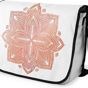 بوناميزون شنطة ماسنجر مدرسية مطبوعة رقميا مع حزام اسود للطلاب، شنطة كروس وشنطة ساعي، شنطة كتف للمدرسة، العودة الى المدرسة، المقاس: 29 × 36 سم