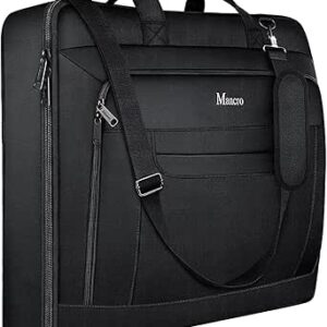 حقيبة حمل الملابس، حقائب ملابس السفر لرحلات العمل, أسود, XX-Large, حقيبة حمل الأمتعة والملابس، من مانكرو