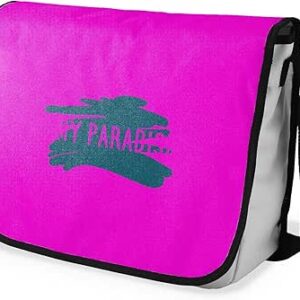 شنطة ماسنجر مدرسية مطبوعة رقمية بحزام اسود للبنات والاولاد من لو جاردين دو لين، شنطة ماسنجر للطلاب، شنط كتف مقاس 29 × 36 سم