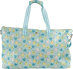 شنطة دفل بسوستة علوية ومقابض مخططة من فلاور سيمبلي ساذرن