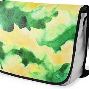 بوناميزون شنطة ماسنجر مدرسية مطبوعة رقميا مع حزام اسود للطلاب، شنطة كروس وشنطة ساعي، شنطة كتف للمدرسة، العودة الى المدرسة، المقاس: 29 × 36 سم