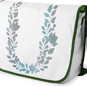 شنطة ماسنجر مدرسية مطبوعة رقميا مع احزمة كاكي للبنات والاولاد من لو جاردين دو لين، شنطة ماسنجر للطلاب، شنط كتف مقاس 29 × 36 سم