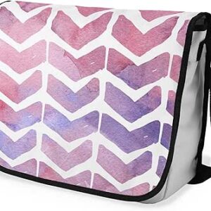 بوناميزون شنطة ماسنجر مدرسية مطبوعة رقميا مع حزام اسود للطلاب، شنطة كروس وشنطة ساعي، شنطة كتف للمدرسة، العودة الى المدرسة، المقاس: 29 × 36 سم