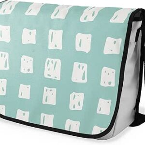 بوناميزون شنطة ماسنجر مدرسية مطبوعة رقميا مع حزام اسود للطلاب، شنطة كروس وشنطة ساعي، شنطة كتف للمدرسة، العودة الى المدرسة، المقاس: 29 × 36 سم