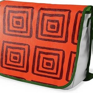 بوناميزون شنطة ماسنجر مدرسية مطبوعة رقميا مع حزام كاكي للطلاب، شنطة كروس وشنطة ساعي، شنطة كتف للمدرسة، العودة الى المدرسة، المقاس: 29 × 36 سم