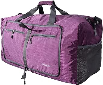 شنط دفل للسفر قابلة للطي سعة 60 لتر للرجال والنساء من ايهسباي، شنطة كبيرة مقاومة للماء لعطلة نهاية الاسبوع وصالة الالعاب الرياضية