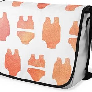 بوناميزون شنطة ماسنجر مدرسية مطبوعة رقميا مع حزام اسود للطلاب، شنطة كروس وشنطة ساعي، شنطة كتف للمدرسة، العودة الى المدرسة، المقاس: 29 × 36 سم