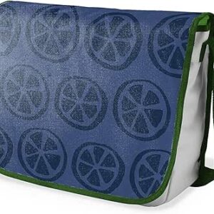 بوناميزون شنطة ماسنجر مدرسية مطبوعة رقميا مع حزام كاكي للطلاب، شنطة كروس وشنطة ساعي، شنطة كتف للمدرسة، العودة الى المدرسة، المقاس: 29 × 36 سم