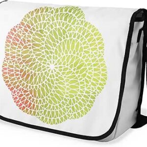 بوناميزون شنطة ماسنجر مدرسية مطبوعة رقميا مع حزام اسود للطلاب، شنطة كروس وشنطة ساعي، شنطة كتف للمدرسة، العودة الى المدرسة، المقاس: 29 × 36 سم