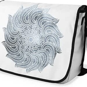 شنطة ماسنجر مدرسية مطبوعة رقمية بحزام اسود للبنات والاولاد من لو جاردين دو لين، شنطة ماسنجر للطلاب، شنط كتف مقاس 29 × 36 سم