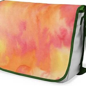 بوناميزون شنطة ماسنجر مدرسية مطبوعة رقميا مع حزام كاكي للطلاب، شنطة كروس وشنطة ساعي، شنطة كتف للمدرسة، العودة الى المدرسة، المقاس: 29 × 36 سم