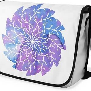 بوناميزون شنطة ماسنجر مدرسية مطبوعة رقميا مع حزام اسود للطلاب، شنطة كروس وشنطة ساعي، شنطة كتف للمدرسة، العودة الى المدرسة، المقاس: 29 × 36 سم