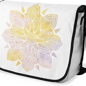 شنطة ماسنجر مدرسية مطبوعة رقمية بحزام اسود للبنات والاولاد من لو جاردين دو لين، شنطة ماسنجر للطلاب، شنط كتف مقاس 29 × 36 سم