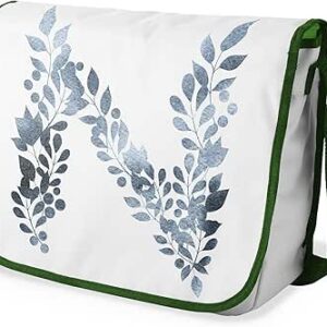 بونامايسون حقيبة مدرسية رسول مطبوعة رقميًا مع حزام كاكي للطلاب ، حقيبة كروس بودي ، حقيبة ساعي ، حقيبة كتف للمدرسة، العودة إلى المدرسة، الحجم: 29 × 36 سم، ألوان متعددة