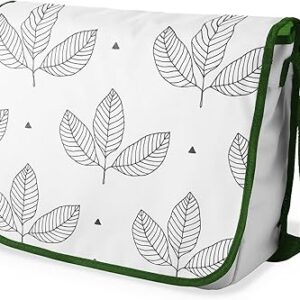 شنطة ماسنجر مدرسية مطبوعة رقميا مع احزمة كاكي للبنات والاولاد من لو جاردين دو لين، شنطة ماسنجر للطلاب، شنط كتف مقاس 29 × 36 سم