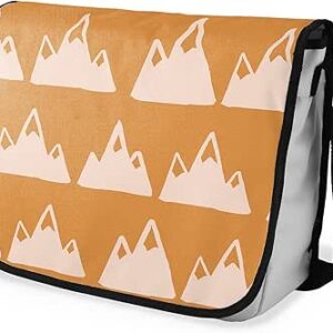 شنطة ماسنجر مدرسية مطبوعة رقمية بحزام اسود للبنات والاولاد من لو جاردين دو لين، شنطة ماسنجر للطلاب، شنط كتف مقاس 29 × 36 سم