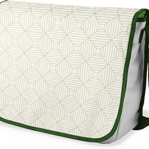 شنطة ماسنجر مدرسية مطبوعة رقميا مع احزمة كاكي للبنات والاولاد من لو جاردين دو لين، شنطة ماسنجر للطلاب، شنط كتف مقاس 29 × 36 سم