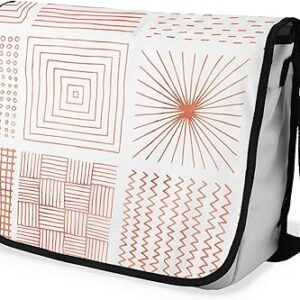 شنطة ماسنجر مدرسية مطبوعة رقمية بحزام اسود للبنات والاولاد من لو جاردين دو لين، شنطة ماسنجر للطلاب، شنط كتف مقاس 29 × 36 سم