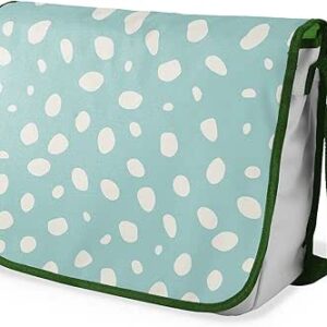 بوناميزون شنطة ماسنجر مدرسية مطبوعة رقميا مع حزام كاكي للطلاب، شنطة كروس وشنطة ساعي، شنطة كتف للمدرسة، العودة الى المدرسة، المقاس: 29 × 36 سم