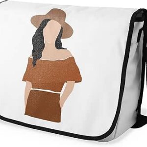 شنطة ماسنجر مدرسية مطبوعة رقمية بحزام اسود للبنات والاولاد من لو جاردين دو لين، شنطة ماسنجر للطلاب، شنط كتف مقاس 29 × 36 سم