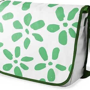 شنطة ماسنجر مدرسية مطبوعة رقميا مع احزمة كاكي للبنات والاولاد من لو جاردين دو لين، شنطة ماسنجر للطلاب، شنط كتف مقاس 29 × 36 سم