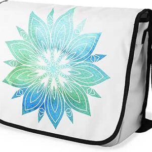 بوناميزون شنطة ماسنجر مدرسية مطبوعة رقميا مع حزام اسود للطلاب، شنطة كروس وشنطة ساعي، شنطة كتف للمدرسة، العودة الى المدرسة، المقاس: 29 × 36 سم