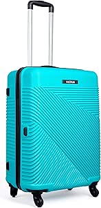 سفاري ماغنوم سترايك 5 سنوات الضمان الدولي أمتعة من البولي كربونات ذات الجانب الصلب, سيان, Small 55 cms, لاجيج