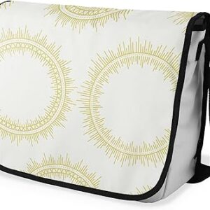 بوناميزون شنطة ماسنجر مدرسية مطبوعة رقميا مع حزام اسود للطلاب، شنطة كروس وشنطة ساعي، شنطة كتف للمدرسة، العودة الى المدرسة، المقاس: 29 × 36 سم