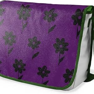 شنطة ماسنجر مدرسية مطبوعة رقميا مع احزمة كاكي للبنات والاولاد من لو جاردين دو لين، شنطة ماسنجر للطلاب، شنط كتف مقاس 29 × 36 سم