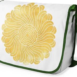 شنطة ماسنجر مدرسية مطبوعة رقميا مع احزمة كاكي للبنات والاولاد من لو جاردين دو لين، شنطة ماسنجر للطلاب، شنط كتف مقاس 29 × 36 سم