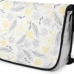 شنطة ماسنجر مدرسية مطبوعة رقمية بحزام اسود للبنات والاولاد من لو جاردين دو لين، شنطة ماسنجر للطلاب، شنط كتف مقاس 29 × 36 سم