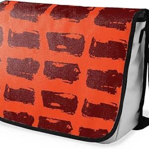 بوناميزون شنطة ماسنجر مدرسية مطبوعة رقميا مع حزام اسود للطلاب، شنطة كروس وشنطة ساعي، شنطة كتف للمدرسة، العودة الى المدرسة، المقاس: 29 × 36 سم