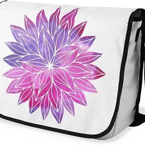 شنطة ماسنجر مدرسية مطبوعة رقمية بحزام اسود للبنات والاولاد من لو جاردين دو لين، شنطة ماسنجر للطلاب، شنط كتف مقاس 29 × 36 سم