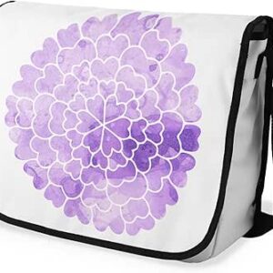 شنطة ماسنجر مدرسية مطبوعة رقمية بحزام اسود للبنات والاولاد من لو جاردين دو لين، شنطة ماسنجر للطلاب، شنط كتف مقاس 29 × 36 سم