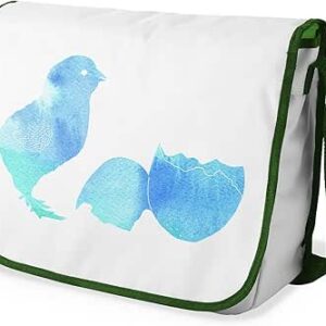 شنطة ماسنجر مدرسية مطبوعة رقميا مع احزمة كاكي للبنات والاولاد من لو جاردين دو لين، شنطة ماسنجر للطلاب، شنط كتف مقاس 29 × 36 سم