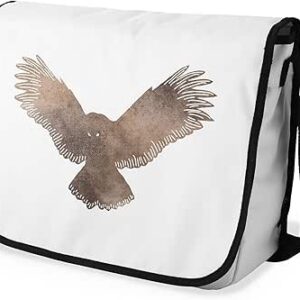 بوناميزون شنطة ماسنجر مدرسية مطبوعة رقميا مع حزام اسود للطلاب، شنطة كروس وشنطة ساعي، شنطة كتف للمدرسة، العودة الى المدرسة، المقاس: 29 × 36 سم