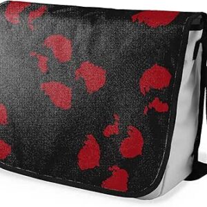 شنطة ماسنجر مدرسية مطبوعة رقمية بحزام اسود للبنات والاولاد من لو جاردين دو لين، شنطة ماسنجر للطلاب، شنط كتف مقاس 29 × 36 سم