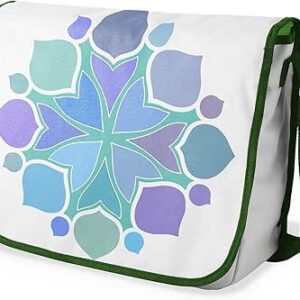 شنطة ماسنجر مدرسية مطبوعة رقميا مع احزمة كاكي للبنات والاولاد من لو جاردين دو لين، شنطة ماسنجر للطلاب، شنط كتف مقاس 29 × 36 سم