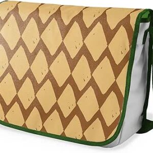 بوناميزون شنطة ماسنجر مدرسية مطبوعة رقميا مع حزام كاكي للطلاب، شنطة كروس وشنطة ساعي، شنطة كتف للمدرسة، العودة الى المدرسة، المقاس: 29 × 36 سم