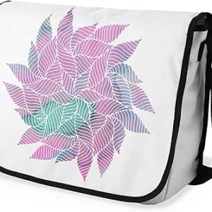 شنطة ماسنجر مدرسية مطبوعة رقمية بحزام اسود للبنات والاولاد من لو جاردين دو لين، شنطة ماسنجر للطلاب، شنط كتف مقاس 29 × 36 سم